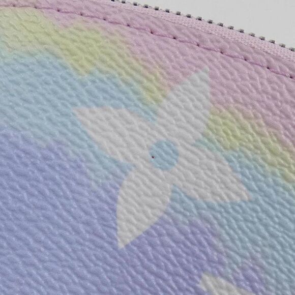 Authentic LOUIS VUITTON Monogram Giant Escale Cosmetic Pouch Pastel - Picture 3 of 4